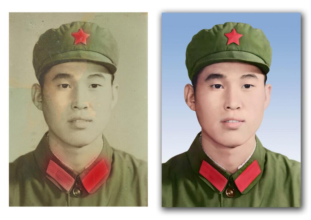 光泽破损照片修复-18