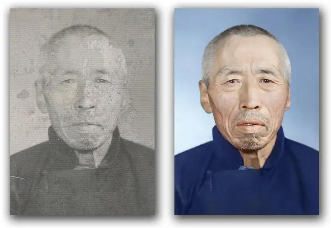 光泽破损照片修复-56